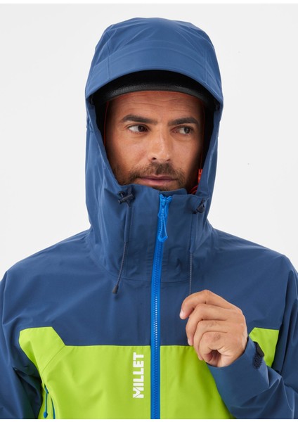 Kamet Light Gore-Tex® 3l Plain Kapüşonlu Erkek Spor Ceket