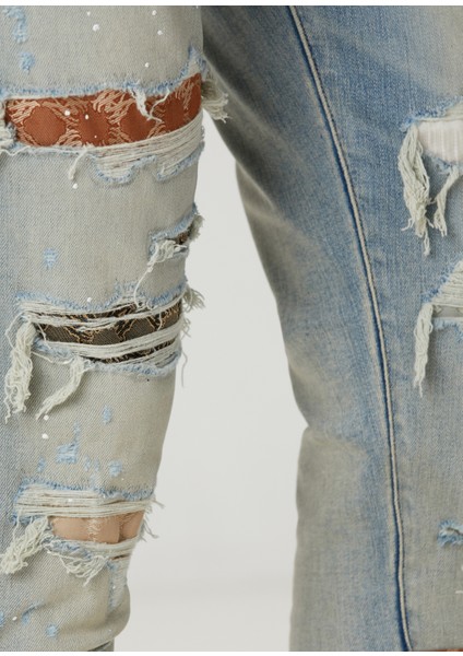 Mavi Patchwork Jean Pantolon
