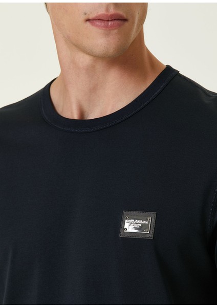 Lacivert Logo Detaylı T-Shirt indirimleri