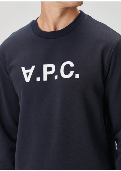 Lacivert Logo Baskılı Sweatshirt indirimleri