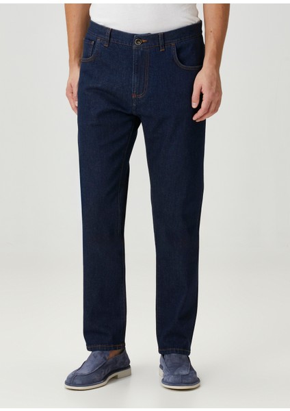 Lacivert Jean Pantolon