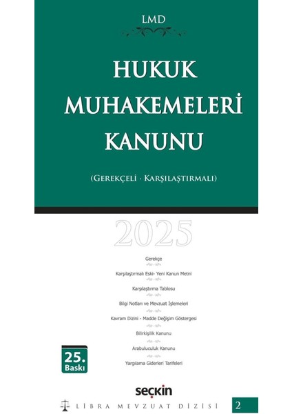 Hukuk Muhakemeleri Kanunu / Lmd - 2