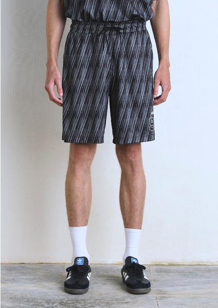 91 Baskılı Siyah Şort 0410289-90556 fiyatları