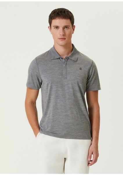 Gri Polo Yaka Yün T-Shirt modelleri
