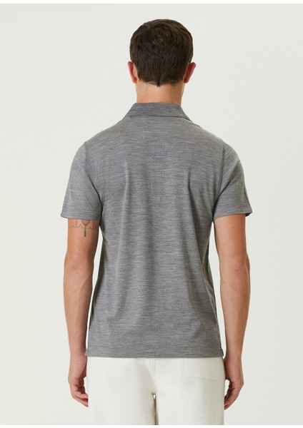 Gri Polo Yaka Yün T-Shirt fırsatları