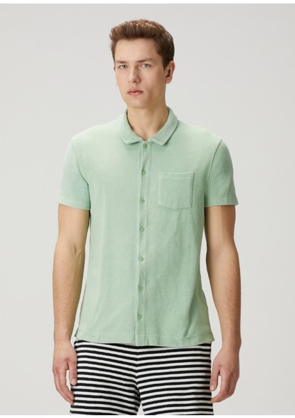 Yeşil Polo Yaka T-Shirt