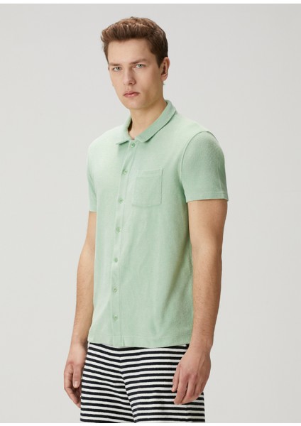 Yeşil Polo Yaka T-Shirt modelleri