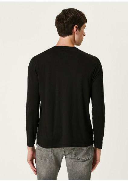 Siyah Uzun Kollu T-Shirt