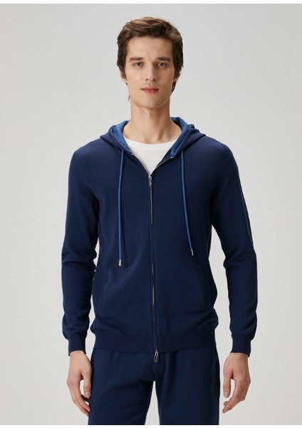 Koyu Mavi Sweatshirt