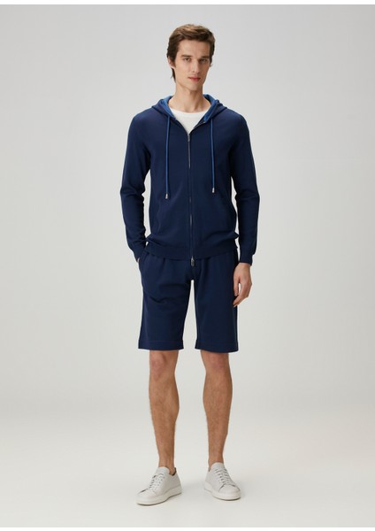 Koyu Mavi Sweatshirt