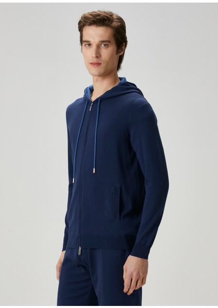 Koyu Mavi Sweatshirt