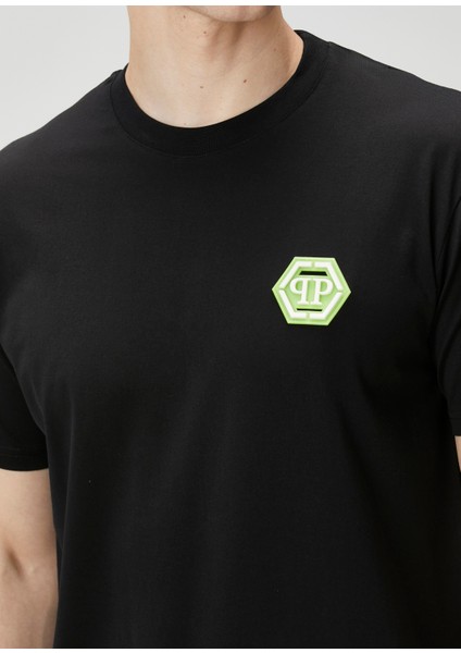 Siyah Logo Detaylı T-Shirt indirimleri