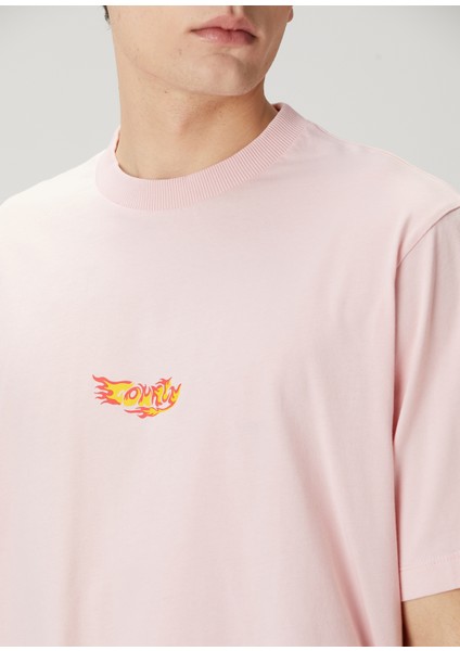 Pembe Figür Baskılı T-Shirt indirimleri