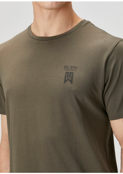 Yeşil Baskılı T-Shirt indirimleri