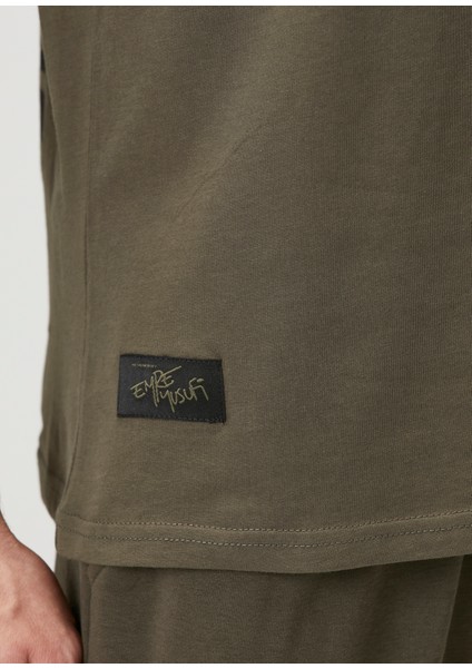 Yeşil Baskılı T-Shirt