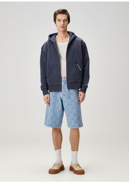 Lacivert Kapüşonlu Sweatshirt fiyatları