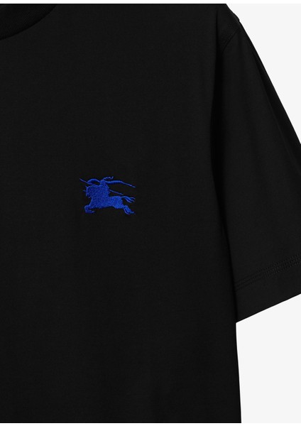Siyah Pamuklu Kısa Kollu Erkek T-Shirt indirimleri