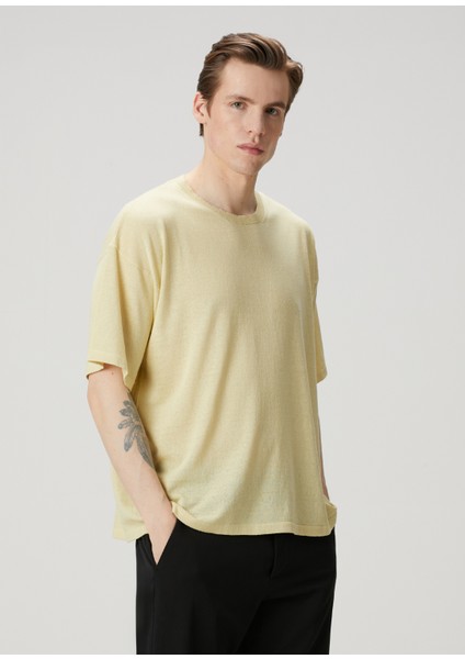Stockton Açık Sarı Ipek T-Shirt modelleri
