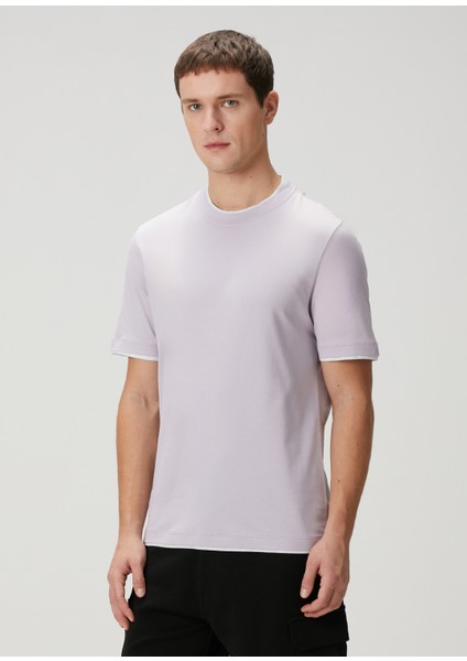 Lila Basic T-Shirt