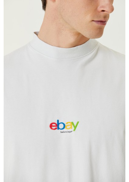 Ebay Beyaz Oversized T-Shirt indirimleri