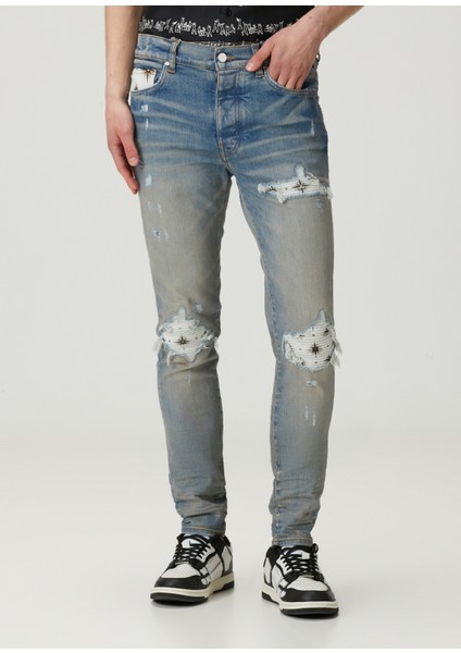 Micro Starbust Mavi Jean Pantolon