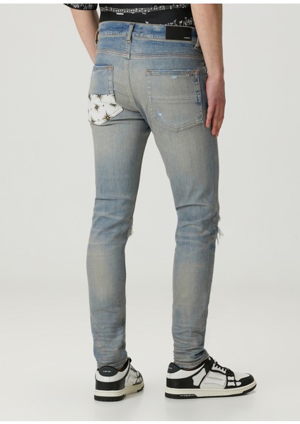 Micro Starbust Mavi Jean Pantolon