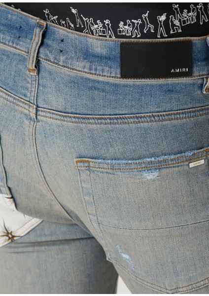 Micro Starbust Mavi Jean Pantolon