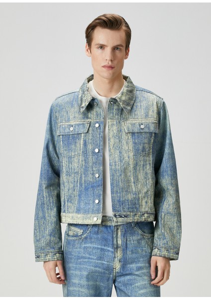 Mavi Organik Pamuk Denim Ceket