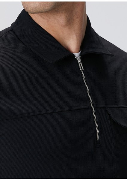 N-Tech Siyah Sweatshirt
