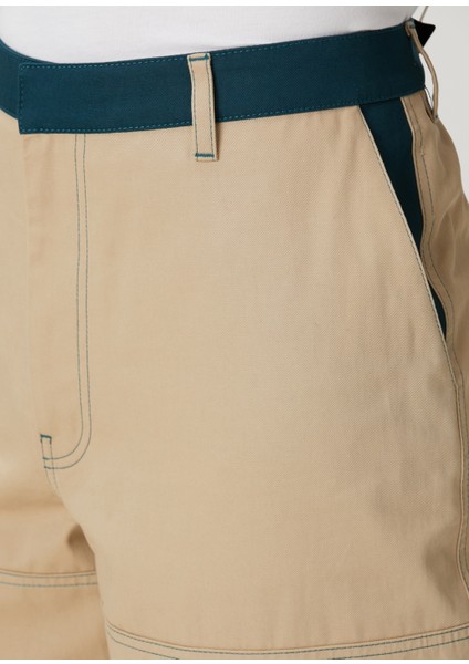 Bej Kargo Pantolon