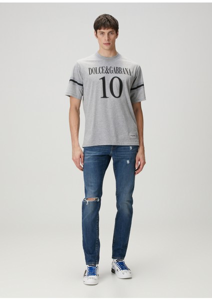 Gri Logo Detaylı T-Shirt fiyatları