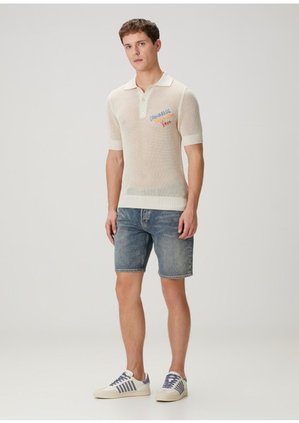 Summer Lovers Kırık Beyaz Polo Yaka T-Shirt fiyatları