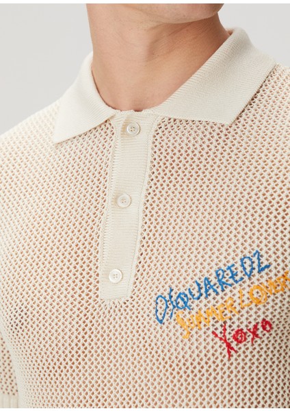 Summer Lovers Kırık Beyaz Polo Yaka T-Shirt indirimleri