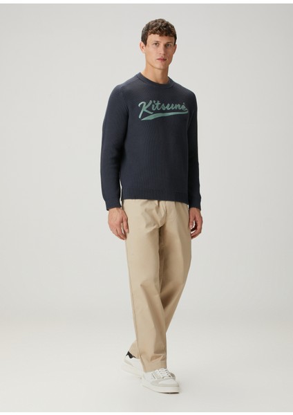 Antrasit Logo Nakışlı Sweatshirt fiyatları