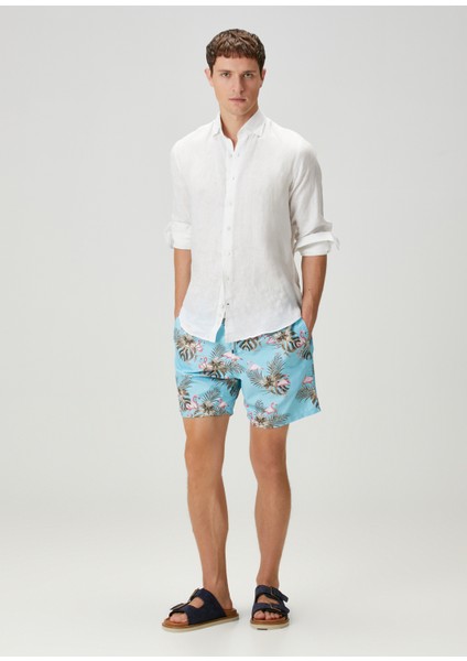 Miami Vice Mavi Şort Mayo