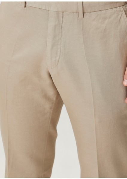 Bej Formal Pantolon