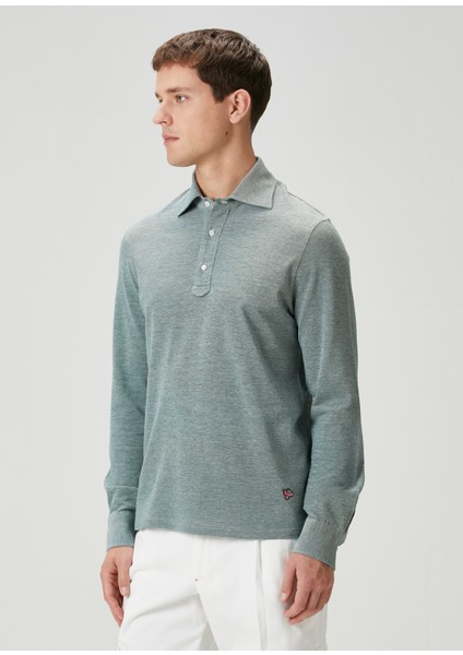 Yeşil Polo Sweatshirt modelleri