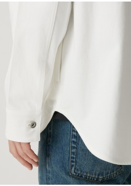 Beyaz Denim Ceket