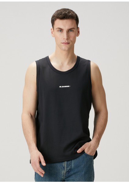 Siyah Logo Baskılı T-Shirt