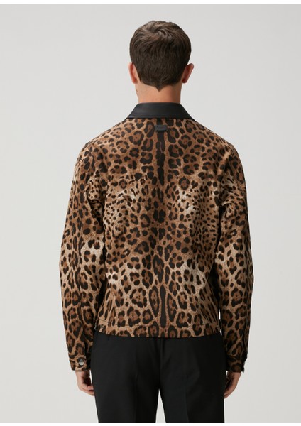 Leopar Desenli Ceket