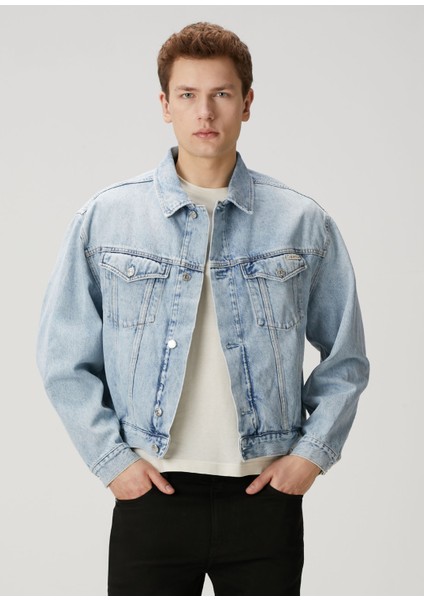 Relaxed Lacivert Denim Mont