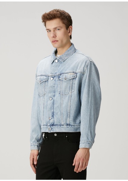 Relaxed Lacivert Denim Mont