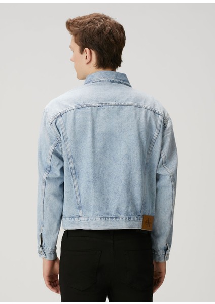 Relaxed Lacivert Denim Mont