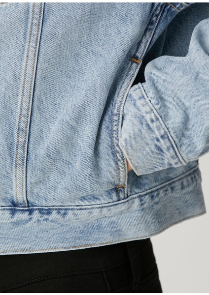 Relaxed Lacivert Denim Mont