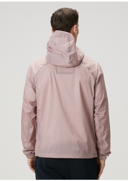 Pembe Kapüşonlu Mont