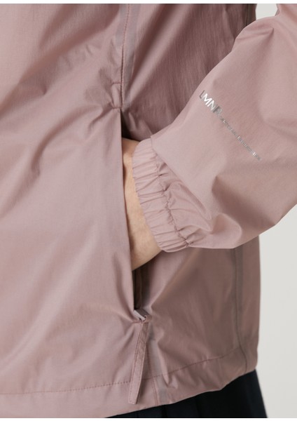 Pembe Kapüşonlu Mont