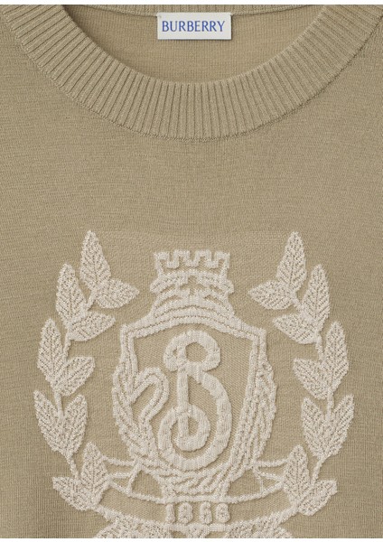 Smt Crest Bej Yün Erkek Kazak