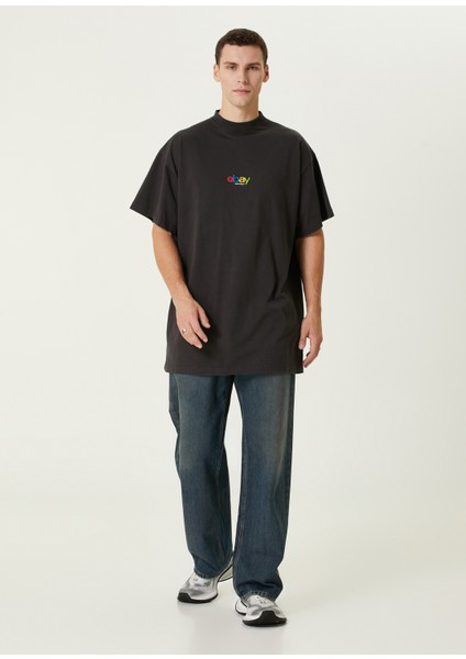 Ebay Siyah Oversized T-Shirt fiyatları