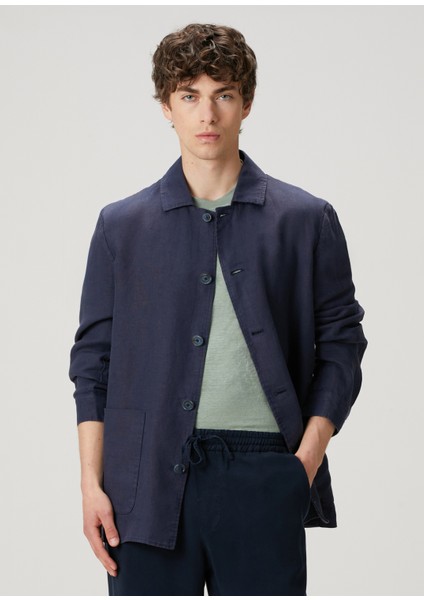 Oxford Lacivert Keten Ceket