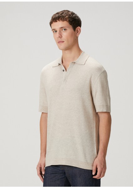 Bej Polo Yaka T-Shirt modelleri